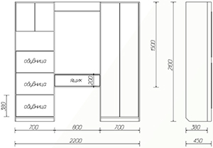 Прихожая lorem 15 bms